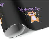 Het is Nacho's Day Schattigee Cat Humor voor katte Cadeaupapier (Rol Hoek)