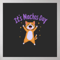 Het is Nacho's Day Schattigee Cat Humor voor katte