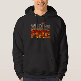 Het is net als naaien met een vuurvun lassencadeau hoodie