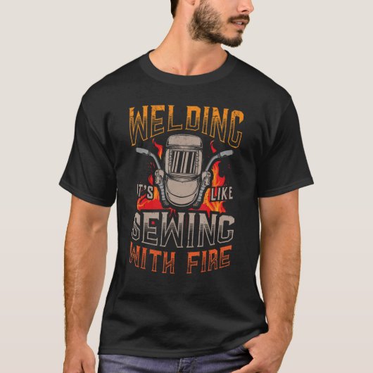 Het is net als naaien met vuur Metalsmith Fabr T-shirt (Voorkant)