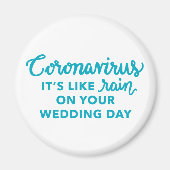 Het is net zoals Regen op je trouwdag tekst Magneet (Voorkant)