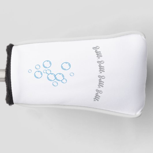 Het is niemands schuld die opborrelt golfheadcover (Voorkant)