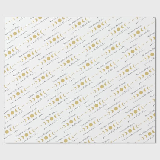 Het is niet belangrijk dat de fasemommoon papier o (Vlak)