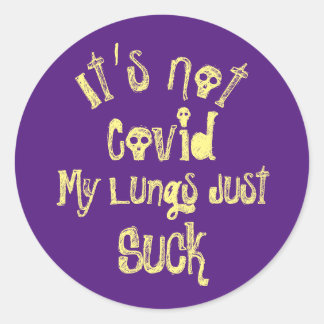 Het is niet Covid Ronde Sticker