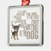 Het is niet de grootte metalen ornament (Links)