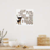 Het is niet de grootte poster (Keuken)