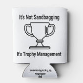 Het is niet de trofeebeheer van het eten. blikjeskoeler (Achterkant)