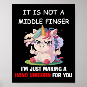 Het Is Niet Een Middelvinger Ik Maak Gewoon Een Ha Poster