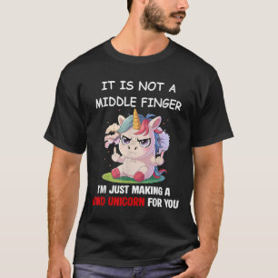 Het Is Niet Een Middelvinger Ik Maak Gewoon Een Ha T-shirt