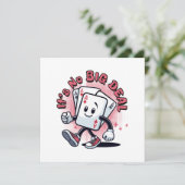 Het is niet erg kaart (Staand voorkant)