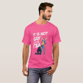 Het is niet gay als het TSA Funny Security Airline T-shirt (Voorkant volledig)