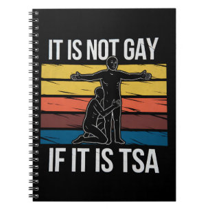 Het is niet gay als het TSA Security LGBTQ Pride i Notitieboek