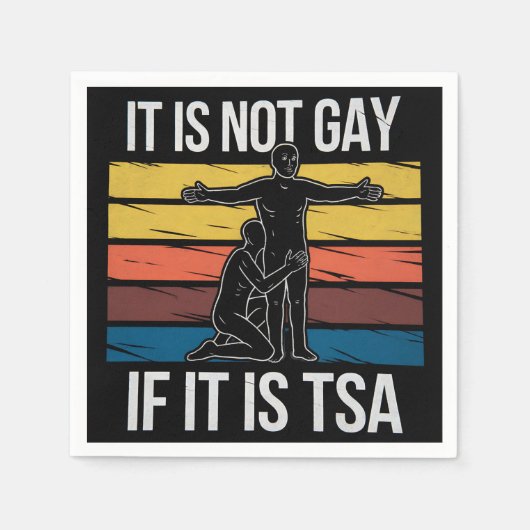 Het is niet gay als het TSA Security LGBTQ Pride i Servet (Voorkant)