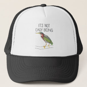Het is niet gemakkelijk groen te zijn (Green Heron Trucker Pet