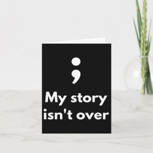 Het is niet goed om een goede semicolon te zijn. kaart
