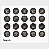 Het is niet hamsteren als het gereedschap handige  ronde sticker (Vel)
