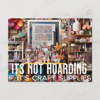 Het is niet hamsteren - Craft Supplies Briefkaart