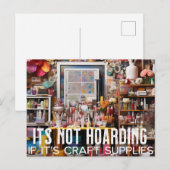 Het is niet hamsteren - Craft Supplies Briefkaart (Voorkant / Achterkant)