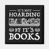 Het is niet Hoarding als het boeken is Magneet (Voorkant)