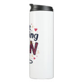 Het is niet Hoarding als het Yarn Crocheter Gift K Thermosbeker (Geroteerd rechts)