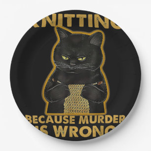 Het is niet Hoarding als het Yarn Knitting Lover K Papieren Bordje