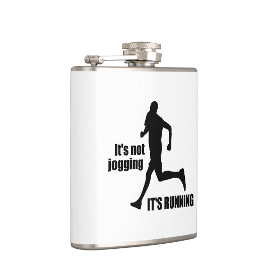 Het is niet joggen, het loopt heupfles (Rechts)