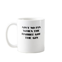 Het is niet leuk als het konijn het Pistool heeft