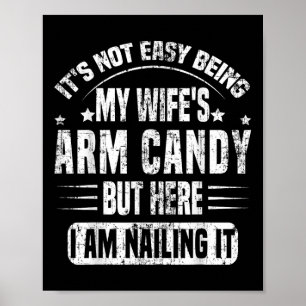 Het is niet makkelijk om de armversiering van mijn poster