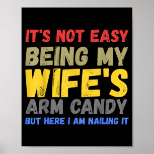 Het is niet makkelijk om de armversiering van mijn poster