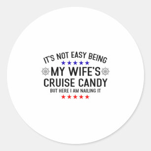 Het is niet makkelijk om de cruise snoep van mijn ronde sticker
