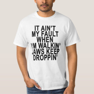 HET IS NIET MIJN MISSCHIEN WANNEER IK "M WALKIN" J T-SHIRT