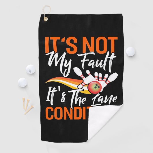 Het is niet mijn schuld golfhanddoek (Insitu)