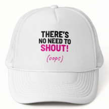 Het is niet nodig om te schreeuwen! Grappige grap