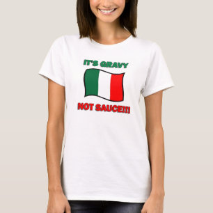 Het is niet saus grappig Italiaans pizza tombe T-shirt