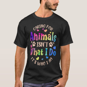 Het is niet wat ik doe om dieren te houden, maar w t-shirt