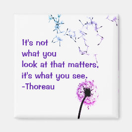 Het is niet wat je ziet bij Thoreau Magnet Magneet