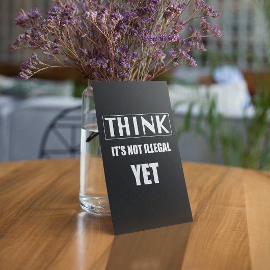 Het is nog niet illegaal kaart