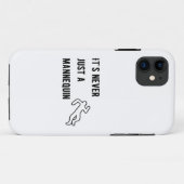 Het is nooit een mannequin Case-Mate iPhone case (Achterkant (horizontaal))
