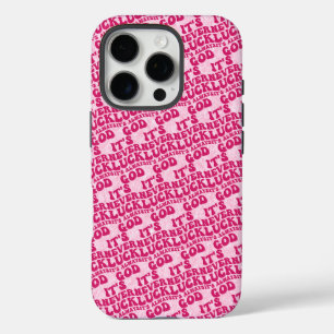 Het is nooit geluk, het is altijd God iPhone 16 Pro Hoesje