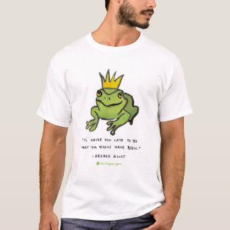 Het is nooit te laat kikker T-Shirt