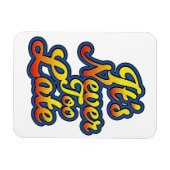 Het is nooit te laat magneet (Horizontaal)