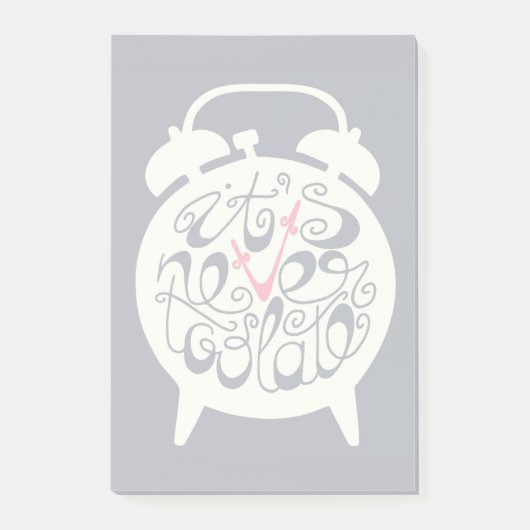 Het is nooit te laat post-it® notes (Voorkant)