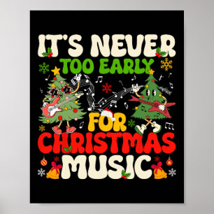 Het is nooit te vroeg voor de kerstboom poster