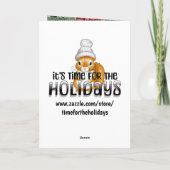 Het is nooit te vroeg voor kerstversiering kaart (Achterkant)