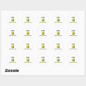 Het is Nuke! Ronde Sticker (Vel)
