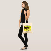Het is "NUTS" Eekhoorn Canvas tas (Voorkant (model))