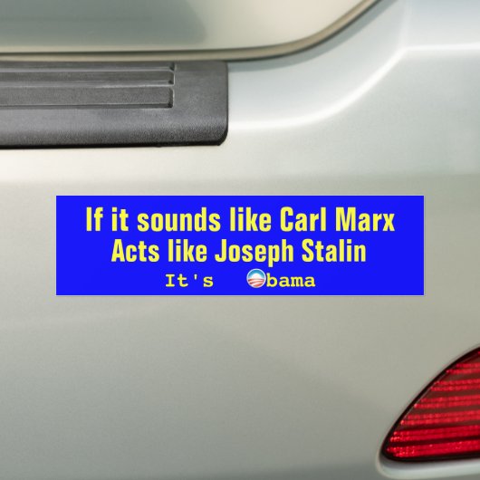 Het is Obama Bumpersticker (Op auto)