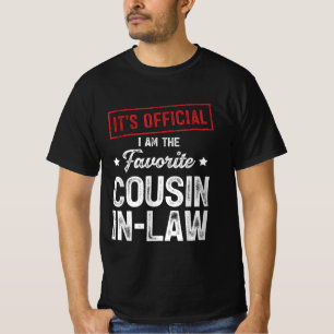 Het is officieel dat ik de favoriete neef ben t-shirt