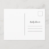 Het is officiële Elopement Wedding Aankondigingskaart (Achterkant)