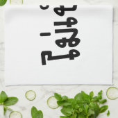 Het is OK ♦ Mai Pen Rai in het Thaise Taalscript ♦ Theedoek (Gevouwen)